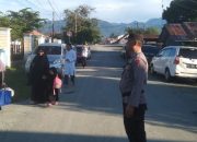 Polsek Ampana Kota Lakukan Pengamanan Pelaksanaan Sholat Idul Adha 1445 H