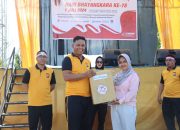 Olahraga Bersama Meriahkan Rangkaian Hari Bhayangkara ke 78 Polres Touna