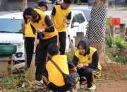 Pasukan Kuning bersenjata Sapu Lidi, Serbu Rumah Ibadah ‘Bakti Reliqi’ Hari Bhayangkara ke-78