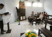 Pembinaan Rohani Rutin, WBP Kristen Lapas Ampana Ikuti Ibadah Minggu