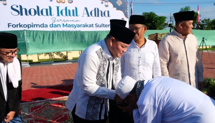 Polda Sulteng Gelar Shalat Idul Adha Bersama Unsur Forkopimda