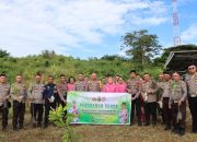 Polres Buol Gelar Penghijauan dan Ketahanan Pangan, Peringati Hari Bhayangkara Ke-78