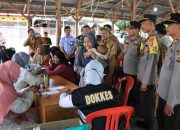 Gelar Bakti Sosial dan Bakti Kesehatan, Polres Touna Sambut HUT Bhayangkara ke-78