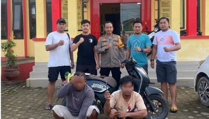 Ungkap Kasus Curanmor, Polsek Petasia Ringkus Dua Pelaku