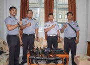 Tertibkan Laporan BMN, Lapas Ampana Lakukan Pemeriksaan Fisik Senjata Api