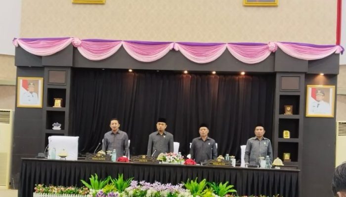 DPRD Touna Gelar Rapat Paripurna Penyampaian Raperda RPJPD 2025-2045