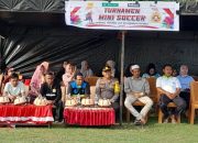 Kapolsek Ampana Kota Hadiri Pembukaan Turnamen Mini Soccer Karang Taruna Cup
