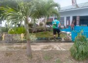 Gotong Royong, WBP Lapas Ampana Kerja Bakti Bersihkan Area Blok Hunian
