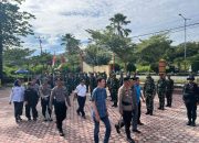 KA. KPLP Lapas Ampana Ikuti Upacara Gelar Pasukan Ops Mantap Praja Tinombala 2024