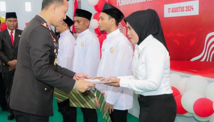 Kapolres Banggai Hadiri Upacara Penyerahan Remisi di Lapas Kelas IIB Luwuk
