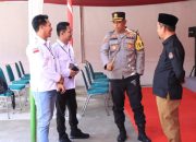 Kapolres Touna Pantau Langsung Pengamanan Pendaftaran Baspaslon Bupati dan Wakil Bupati di Kantor KPU Touna