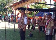 Staf Ahli Pemerintahan, Hukum dan Politik Buka Kemah Bhakti dan Lomba Tingkat II di Kecamatan Tojo