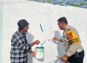 Bawa Pesan Kamseltibcar lantas, Ditlantas Polda Sulteng Gelar Lomba Mural