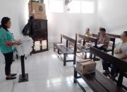 Warga Binaan Lapas Kelas IIB Ampana Mengikuti Ibadah Persekutuan Doa