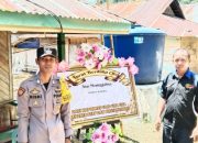Wakapolsek Wakep Pimpin Personil Melayat Ke Rumah Warga Yang Berduka