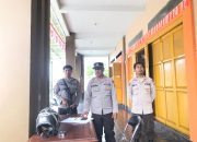 Petugas Jaga Lakukan Patroli Area kantor KPU dan Kantor Bawaslu dan Gudang Logistik KPU Kabupaten Touna