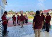 Lapas Ampana Gelar Apel Pagi dan Pelepasan Pegawai Berprestasi Yang Mutasi Tugas ke Kantor Wilayah Kemenkumham Suteng