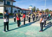 Pererat Silaturahmi, Lapas Ampana dan BSI KCP Ampana Gelar Senam Bersama