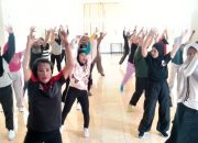 Senam Pagi WBP Blok Wanita Lapas Ampana, Tingkatkan Kesehatan Dan Kebersamaan