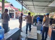 Kapolres Touna Cek Kesiapan Personil Yang Melakukan Pengamanan di Kantor KPU