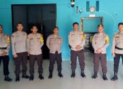 Kapolsek Ampana Kota Cek Personil Jaga Kantor PPK Ratolindo