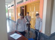 Jamin Keamanan Kantor Penyelenggara Pilkada Touna, Personil Jaga Laksanakan Patroli Rutin Secara Berkala