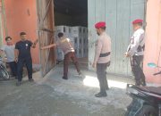 Logistik Pilkada Di Distribusikan, Personel Jaga Gudang KPU Tingkatkan Pengamanan
