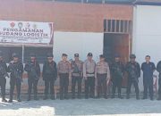Logistik Formulir A4 dan C Plano Tiba, Tim Preventif Sat Brimob Lakukan Patroli Di Kantor dan Gudang Logistik KPU
