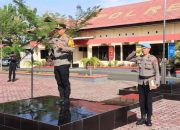 Kapolres Touna Pimpin Apel Kesiapan PAM TPS Pilkada Serentak Tahun 2024