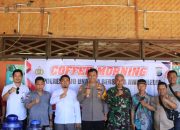 Wujudkan Pilkada Aman, Kapolres Touna Gelar Coffee Morning Bersama Awak Media