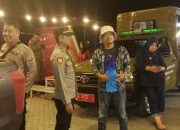 Cooling Sistem Jelang Pemungutan Suara, Polsek Ampana Kota Gelar Patroli Gabungan