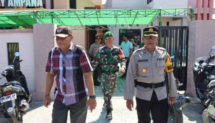 Puncak perayaan Natal Tahun 2024, Wakapolres Cek Personil Jaga Gereja, Pospam dan Posyan