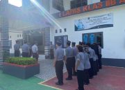 Kalapas Ampana Pimpin Apel Pagi,Tekankan Empat Arahan Penting