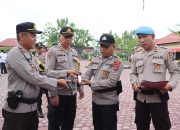 Sipropam Polres Touna Lakukan Pengecekan Senpi Dinas Personel