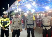 Pastikan Keamanan, Polsek Ampana Kota Amankan Ibadah Di Tiga Gereja Sekaligus