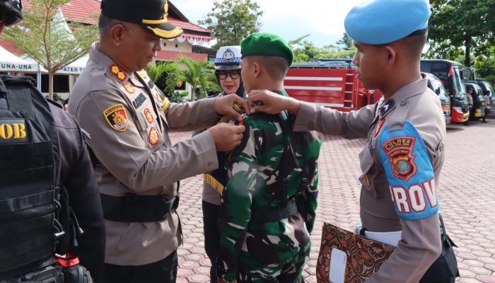 Kapolres Touna Pimpin Apel Gelar Pasukan Operasi Mantap Praja Tinombala – 2024