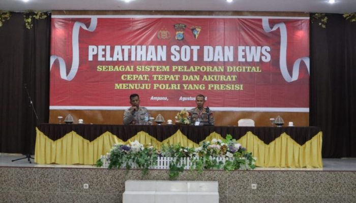 Gelar Pelatihan SOT dan EWS, Polres Touna Siap Amankan Pilkada di Touna
