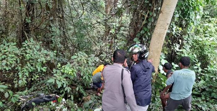 Tak Bisa Kuasai Laju Kendaraan, Pengendara Yamaha MX King Terjun Ke Jurang Marowo