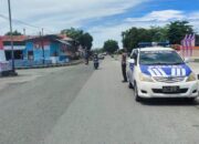 Sat Lantas Polres Touna Rutin Lakukan Pengaturan Lalu Lintas, Antisipasi Pelanggaran