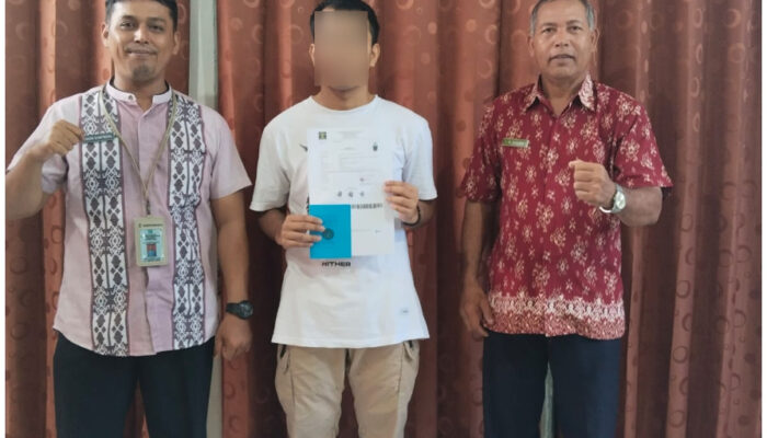 Penuhi Hak Narapidana, Lapas Ampana Berikan Pembebasan Bersyarat Kepada Satu WBP