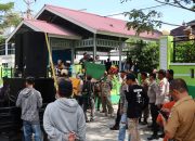 Puluhan Personil Polres Touna Amankan Aksi Damai Dari Aliansi Peduli Honorer Touna