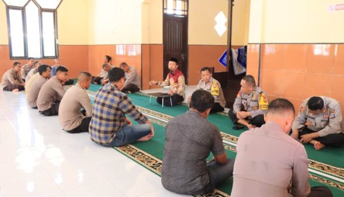 Ciptakan Personel Yang Religius, Polres Touna Laksanakan Binrohtal
