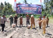 Penanaman Jagung Serentak 1 Juta Hektar, Polres Touna Tanam 200 Kg Jagung Di Sejumlah Lahan