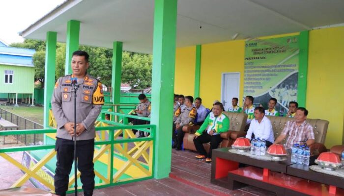 Open Turnamen Sepak Bola Kapolres Touna Cup 2025 Resmi Dibuka