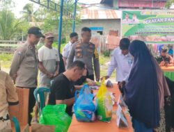 Berikan Rasa Aman, Kapolsek Ampana Kota dan Bhabinkamtibmas Hadir Dalam Kegiatan GMP