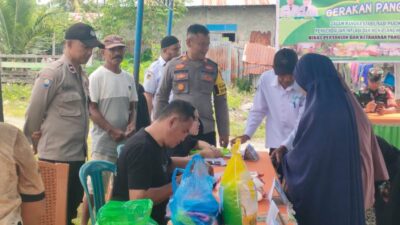 Berikan Rasa Aman, Kapolsek Ampana Kota dan Bhabinkamtibmas Hadir Dalam Kegiatan GMP