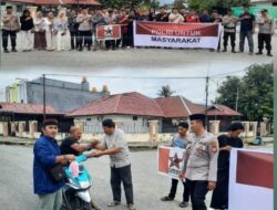 Polres Touna Berbagi Takjil, Kolaborasi Dengan Organisasi GMNI