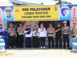 Wakapolres Touna Cek Pospam dan Posyan Ops Ketupat Tinombala 2025