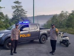 Tingkatkan Patroli Usai Sahur, Polres Touna Berharap Situasi Selama Ramadhan Tetap Kondusif