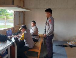 Cek Kantor Penyelenggara Pilkada, Wakapolres Touna Tekankan Personel Bekerja Dengan Baik